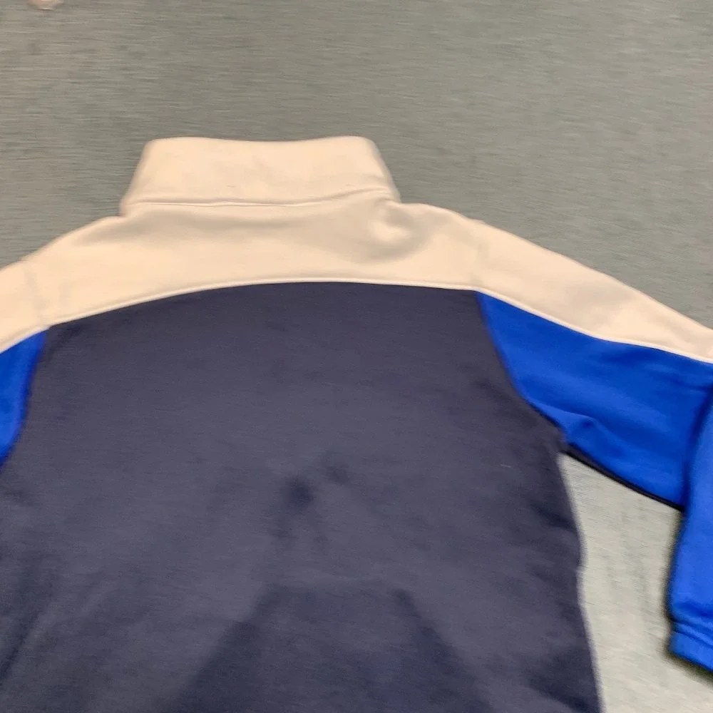 Nike Tracksuit Jacket Boys Multi Colorblock Swoosh Mock Neck Full Zip Winter